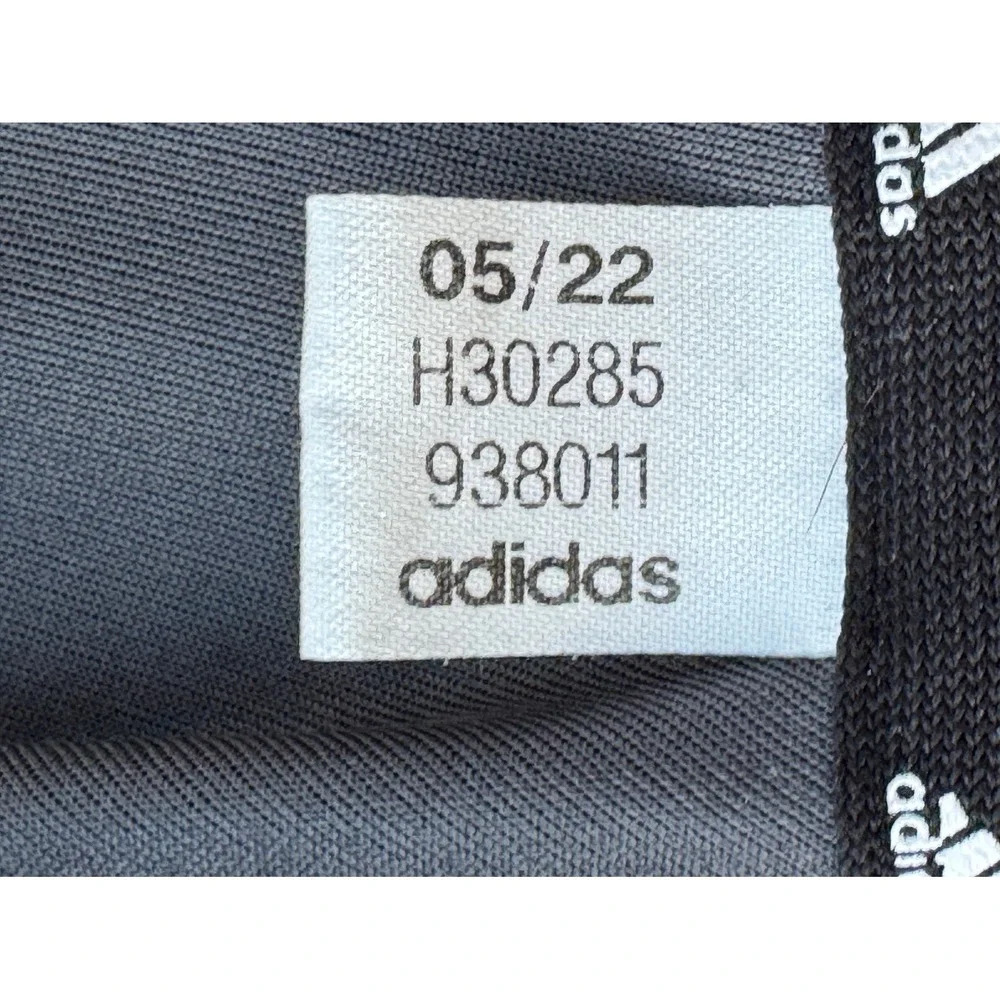 Adidas Mens Performance Polo Shirt Charcoal Grey Short Sleeve H30285 2XL